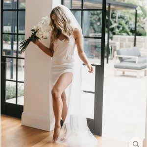 Le Rose Valentine Satin Maxi Slip